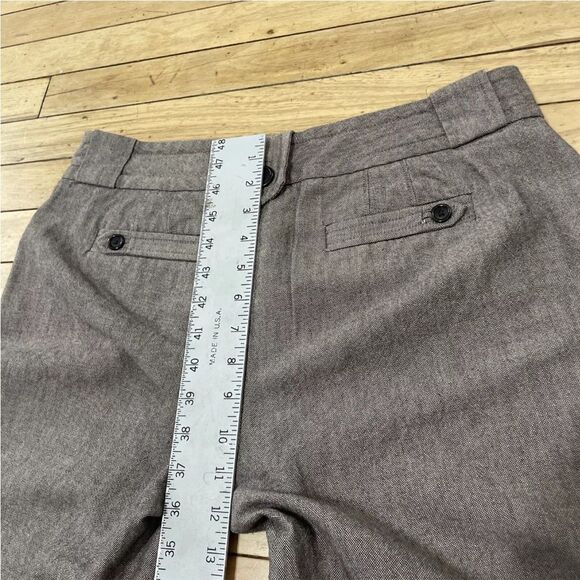 BANANA REPUBLIC Wool Dress Pants Women 10 Martin Brown Preppy Academia Office 10 - Picture 13 of 16